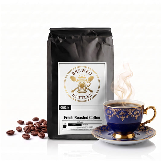Pumpkin Spice Coffee | All Natural Flavored | Year Round | Pumpkin, Cinnamon & Nutmeg — Medium Roast Single Origin Specialty Grade | Brewed Battles Coffee