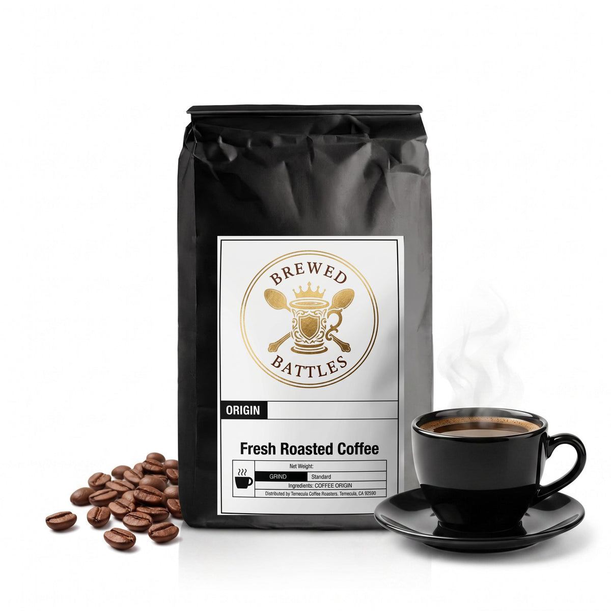 Natural Cinnamon Hazelnut Flavored Medium Roast Coffee | Specialty Single-Origin Small-Batch Gourmet Beans