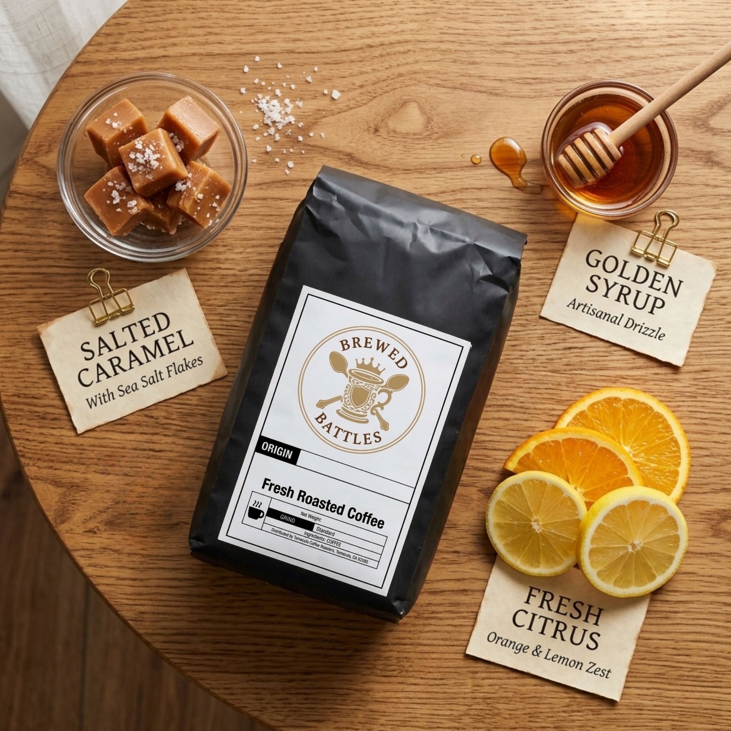 Peru Medium Roast Coffee Pods – Salted Caramel & Citrus Single Origin |  Brewed Battles Fresh Roasted Coffee | Norandino Caturra Bourbon Specialty  Grade | Piura Amazonas | Compatible Coffee Capsules