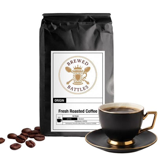 6 Bean Blend Dark Roast Espresso Coffee | Meticulous Six-Origin Global Espresso | Bold, Rich & Complex — World's Finest Espresso Blend | Brewed Battles