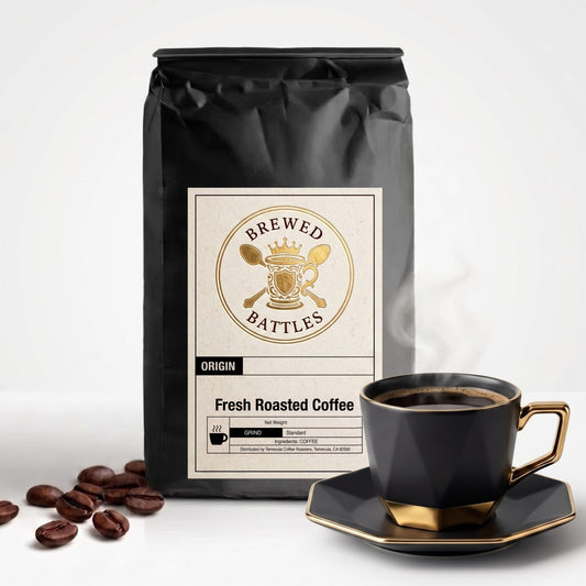 Blonde Roast Coffee | Light Roast Sweet Espresso Blend | Central America & Africa | Naturally Sweet, Bright & Smooth — Specialty Grade Blonde Coffee | Brewed Battles