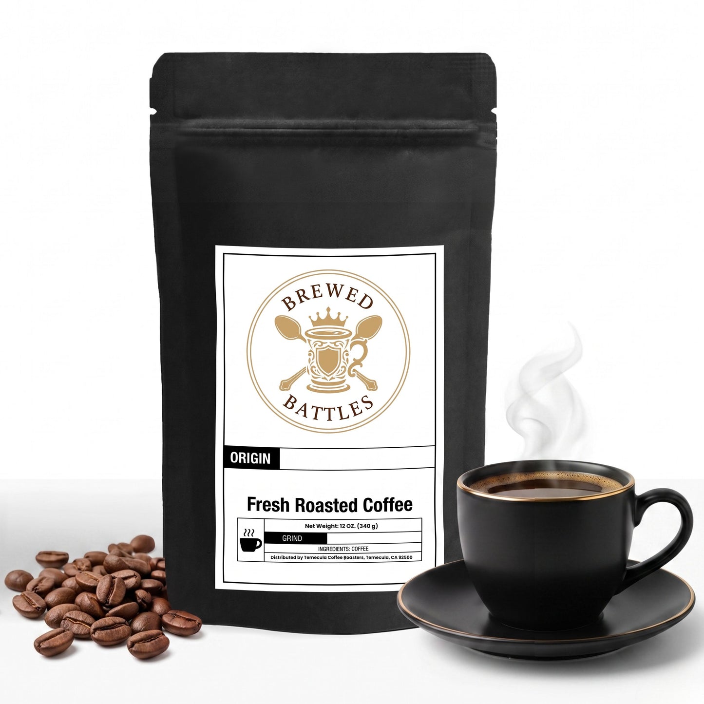 Cold Brew Coffee Grounds | Dark French Roast | Coarse Ground Specifically Blended for Cold Brew | Smooth, Rich & Perfect Every Time — Brewed Battles Cold Brew Coffee