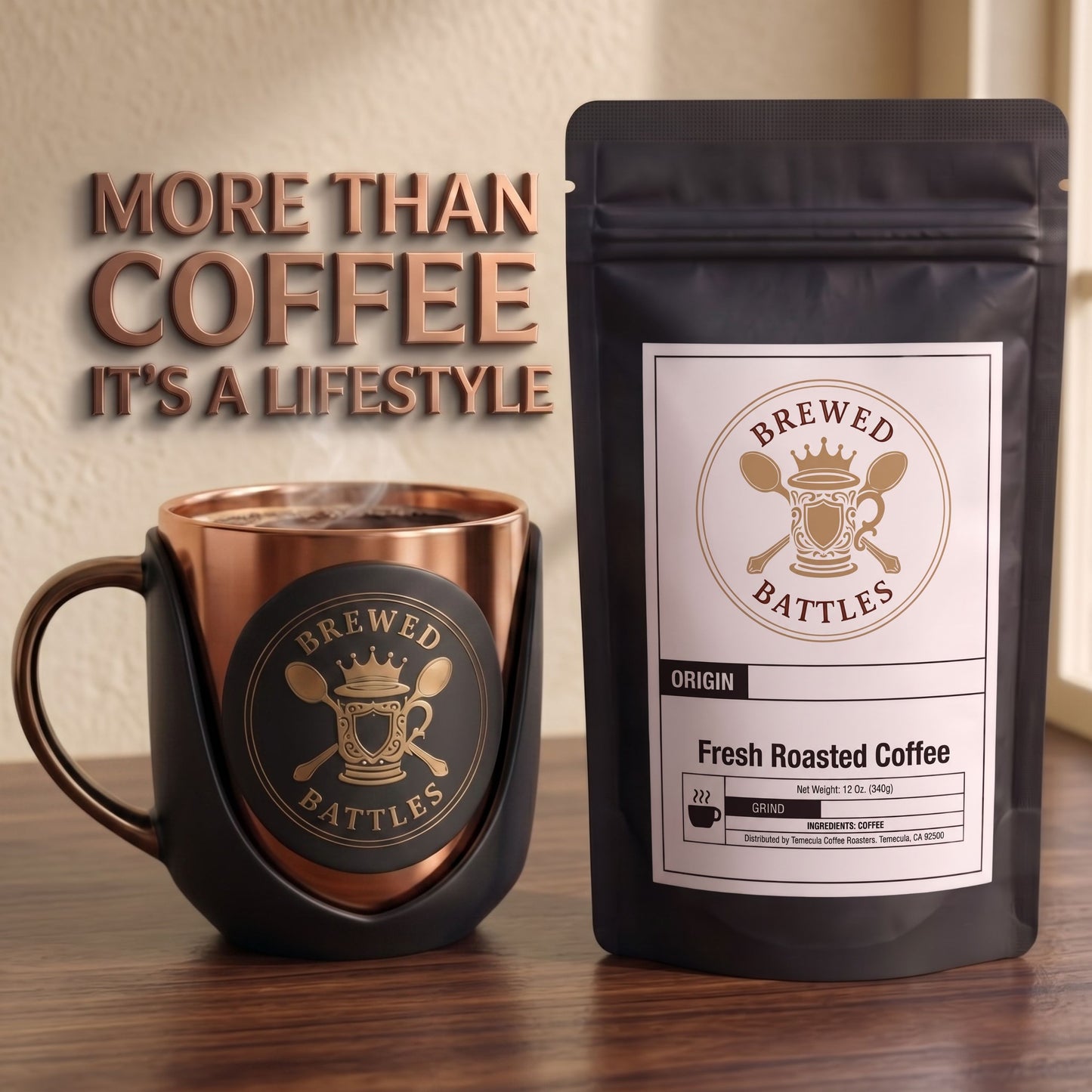 Cold Brew Coffee Grounds | Dark French Roast | Coarse Ground Specifically Blended for Cold Brew | Smooth, Rich & Perfect Every Time — Brewed Battles Cold Brew Coffee