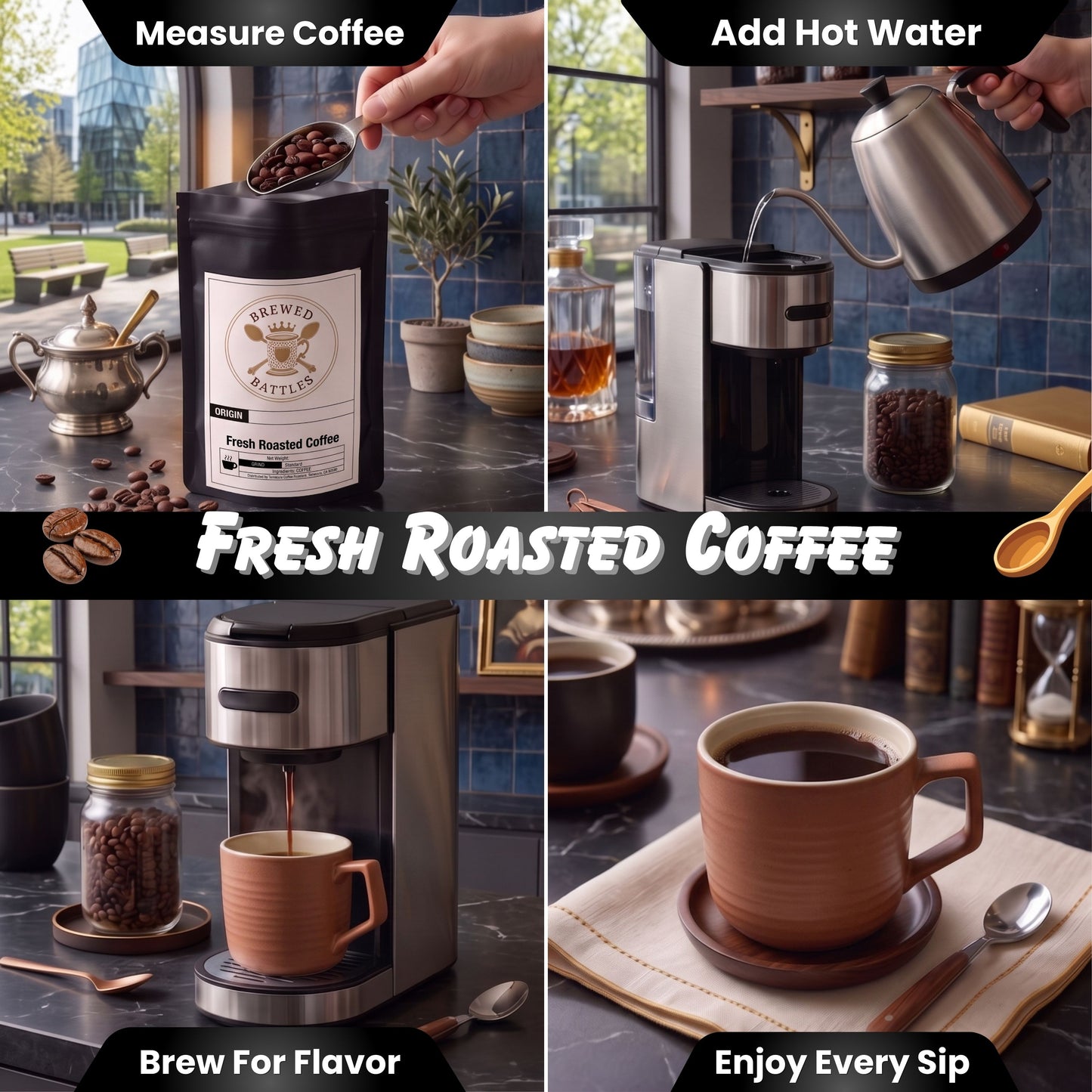 Dubai Chocolate Coffee | Naturally Flavored Single Origin | Rich Chocolate, Pistachio & Exotic Sweetness — The Viral Dubai Chocolate Experience in a Cup | Brewed Battles