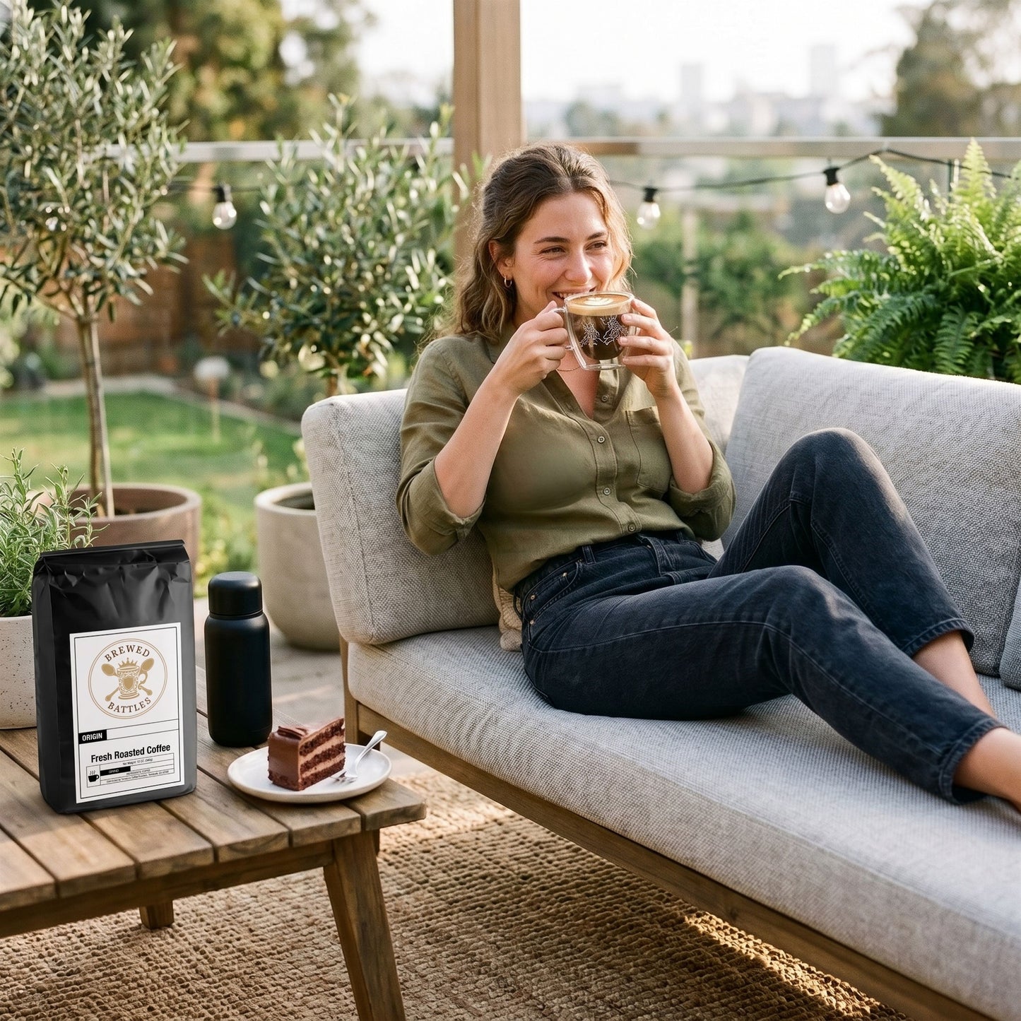 S'mores Coffee | Naturally Flavored Single Origin Coffee Blend | Toasted Marshmallow, Chocolate & Graham Cracker — Cozy, Sweet & Indulgent | Brewed Battles Coffee