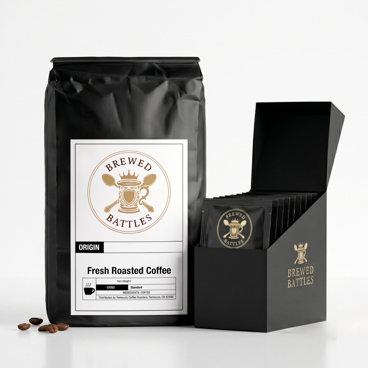 Flavored Coffee Sample Pack | 6 Variety Pack 2oz Bags | French Vanilla, Hazelnut, Caramel, Mocha, Cinnamon Roll & More | Fresh Small Batch Roasted Specialty Grade Arabica Coffee