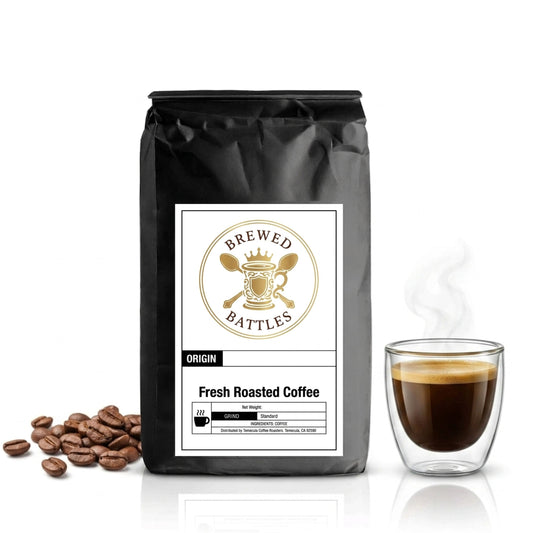 Kenya Nyeri Single Origin Coffee | Fresh Roasted Whole Bean & Ground | Bright Citrus Floral Notes – Othaya AA Specialty Coffee by Brewed Battles