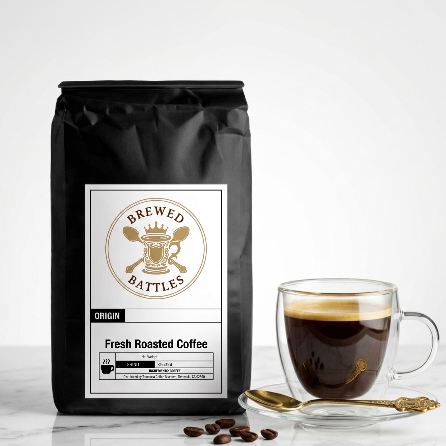 Sumatra Dark Roast Coffee Beans | Fresh Roasted Single Origin |  Dark Chocolate & Earthy Notes | Wet-Hulled Giling Basah |  Brewed Battles Coffee