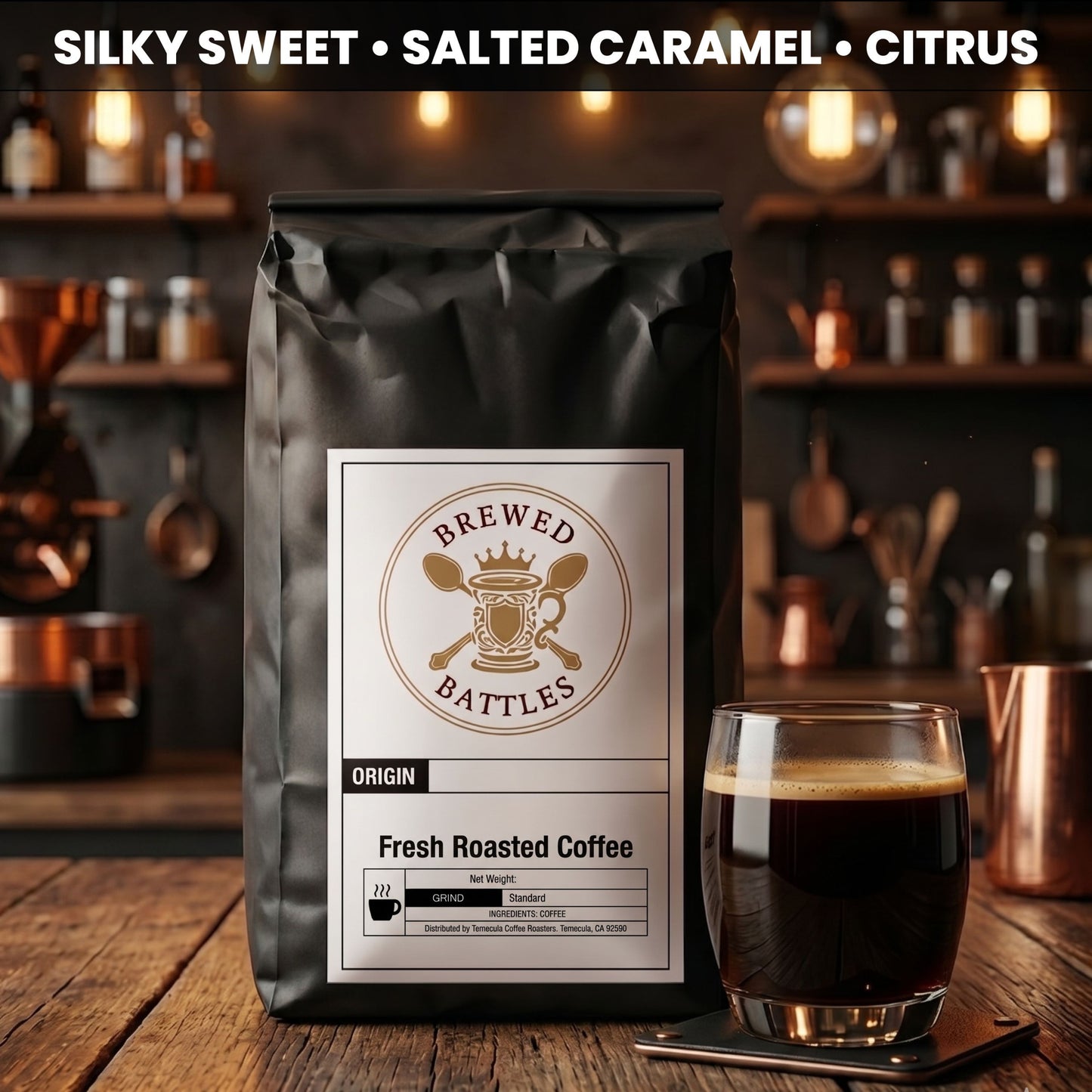 Peru Single Origin Medium Roast Coffee Beans — Salted Caramel, Silky Sweet & Citrus Notes | Norandino Cooperative | Specialty Grade | 1,100–1,700m Altitude