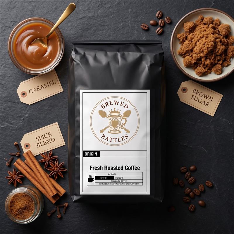 Honduras Medium Dark Roast Coffee Beans | Fresh Roasted Single Origin | Marcala La Paz | Caramel, Spice & Brown Sugar — Brewed Battles Coffee
