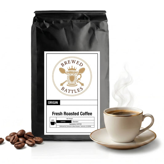 Ethiopia Natural Sidama Medium Light Roast Coffee Beans | Fresh Roasted Single Origin | Heirloom | Milk Chocolate, Fruity & Caramel — Brewed Battles Coffee