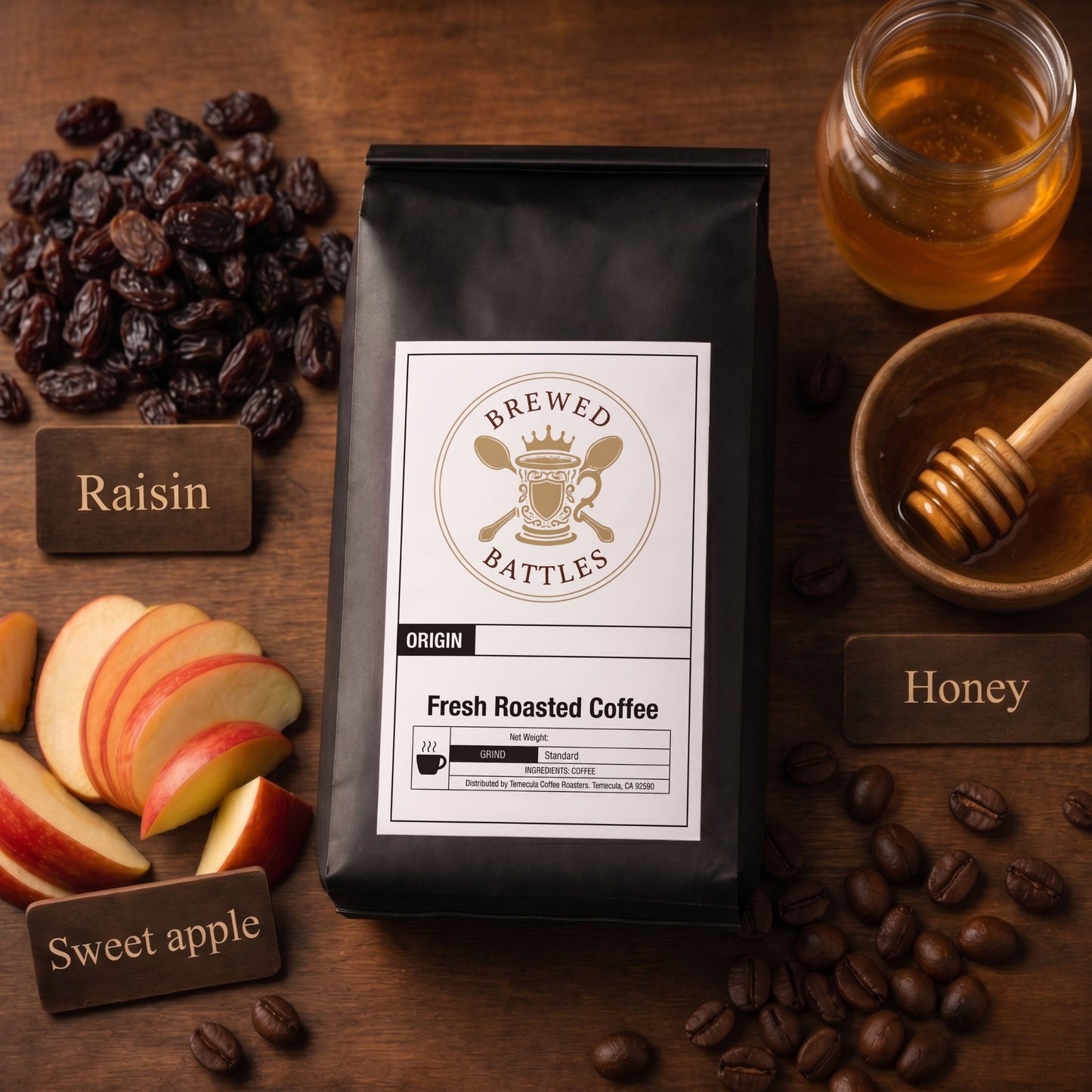 Costa Rica Medium Roast Coffee Beans | Fresh Roasted Single Origin | Alajuela | Sweet Apple, Raisin & Honey — Brewed Battles Coffee