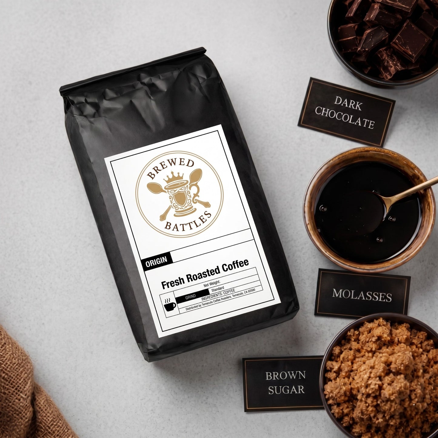 Brazil Santos Coffee – Medium Roast | Smooth, Elegant Cup with Rich Cocoa Notes | Fazenda Santa Barbara | Medium Roast Whole Bean Coffee