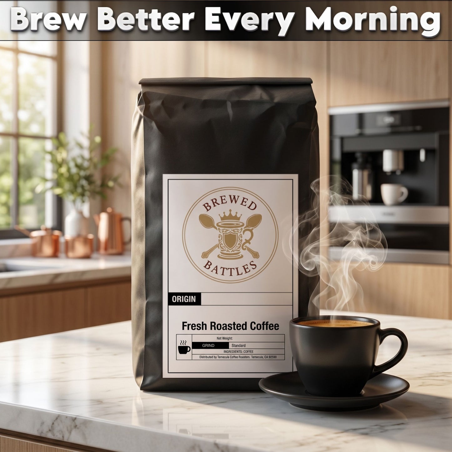 Coffee with Mushrooms – Medium Roast | Lion's Mane, Cordyceps & Reishi