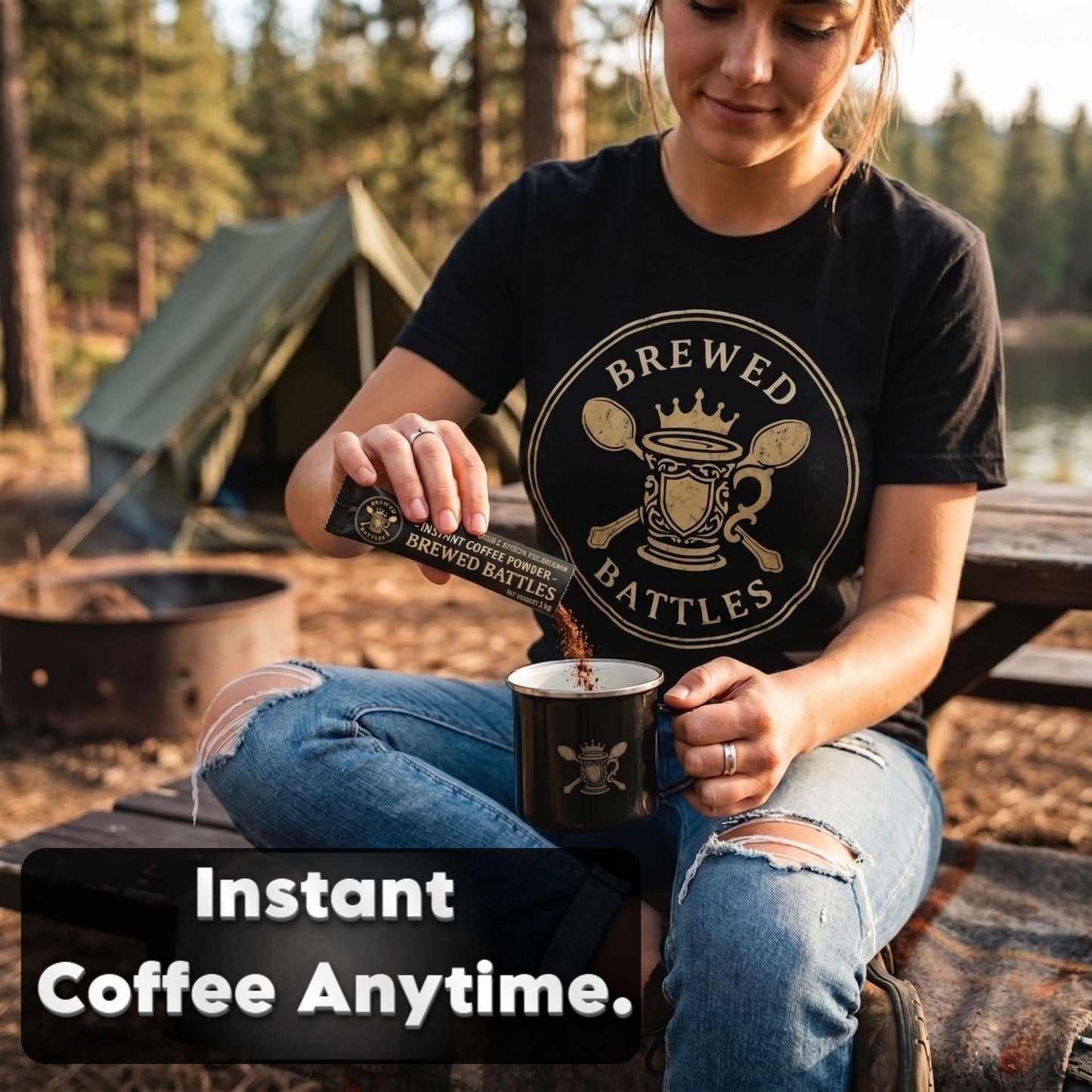 Premium Instant Coffee | 30 Servings | Specialty Grade Single Serve Packets | Bold, Smooth & Rich — Brewed Battles Instant Coffee Packets