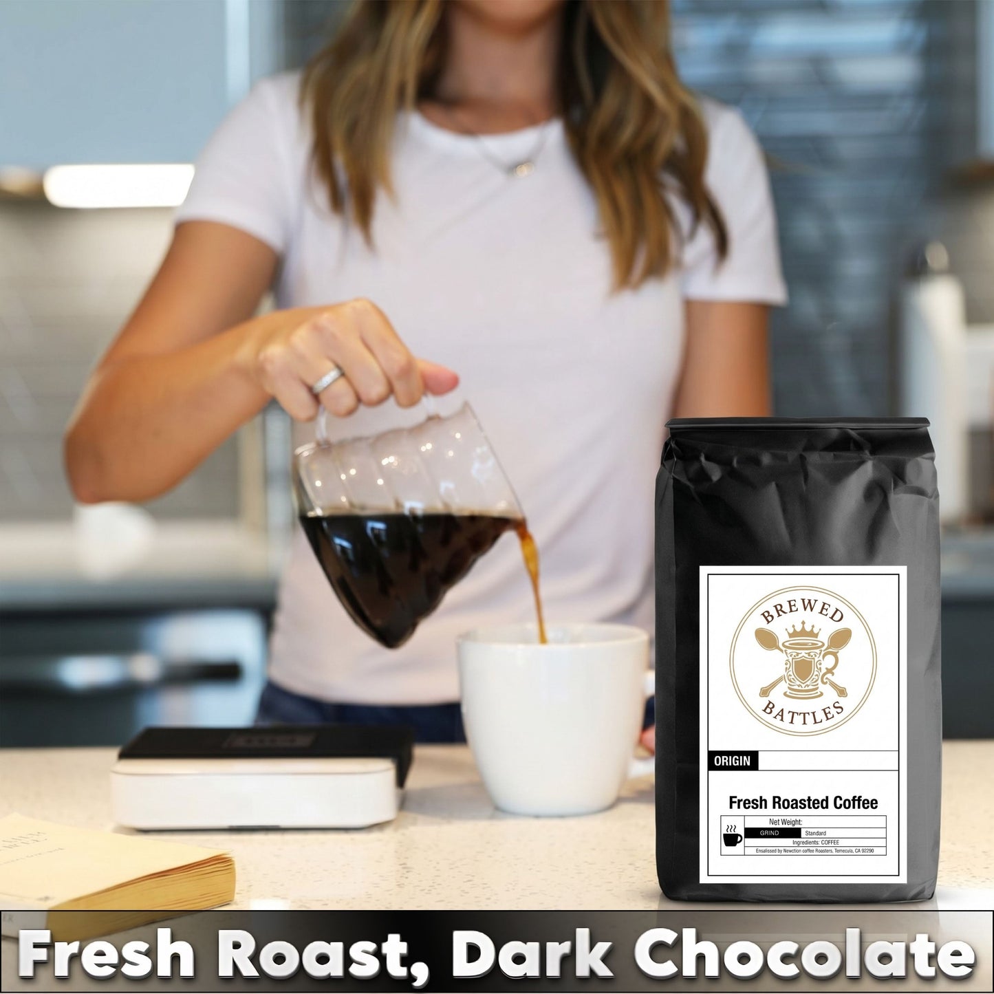 Max Caf High Caffeine Coffee Blend | Tanzania & India Robusta | Extra Strong Coffee | Bold, Rich & Powerful — Brewed Battles Max Caf