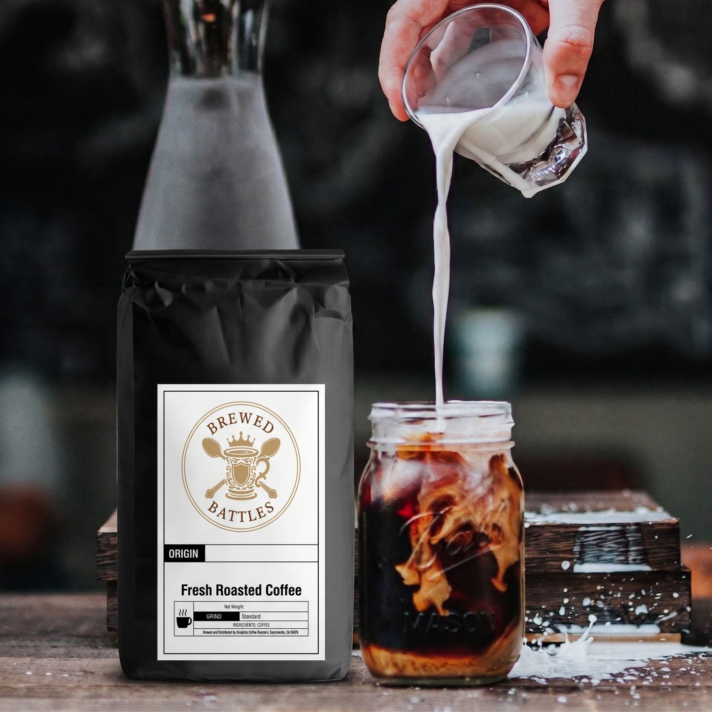 Max Caf High Caffeine Coffee Blend | Tanzania & India Robusta | Extra Strong Coffee | Bold, Rich & Powerful — Brewed Battles Max Caf