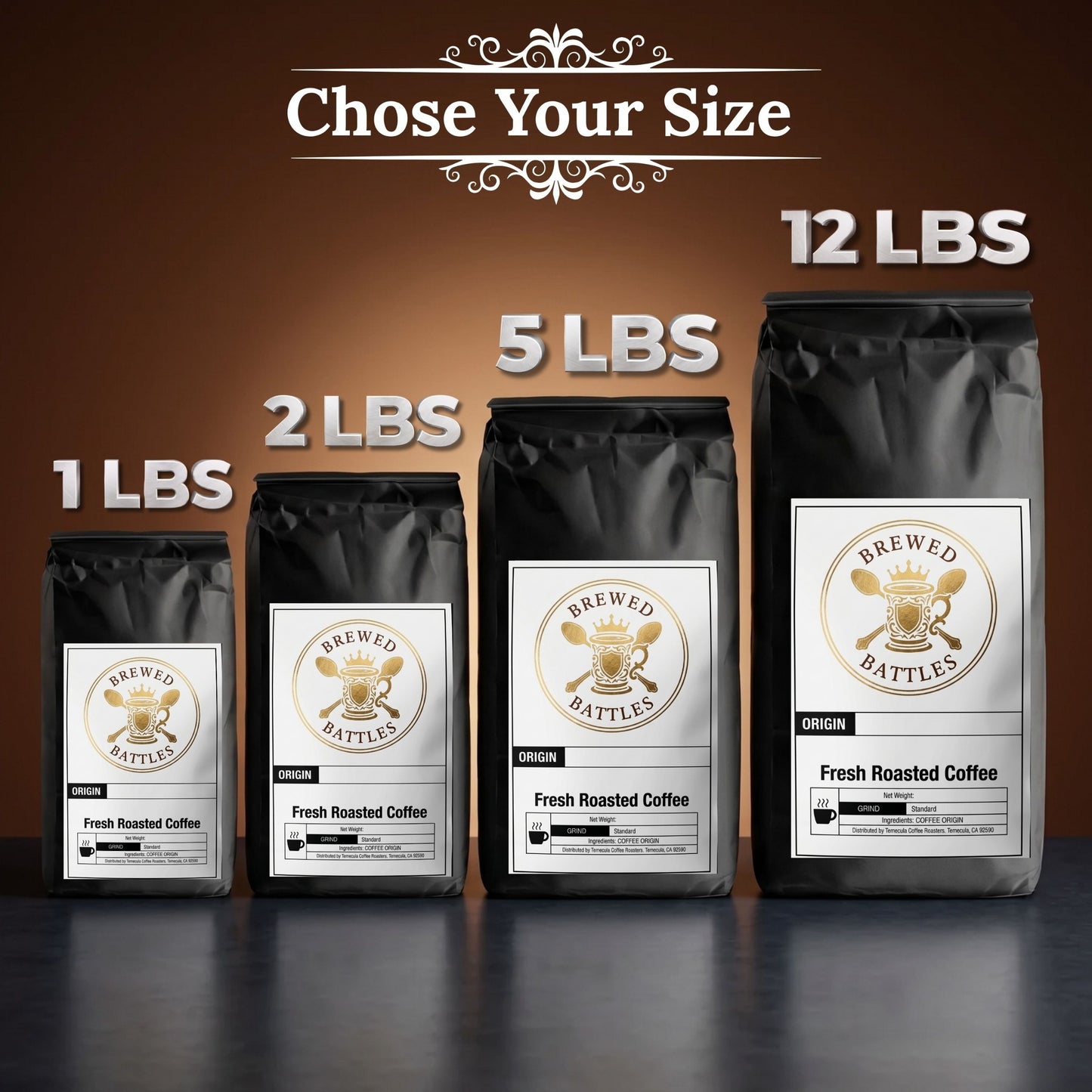 Max Caf High Caffeine Coffee Blend | Tanzania & India Robusta | Extra Strong Coffee | Bold, Rich & Powerful — Brewed Battles Max Caf