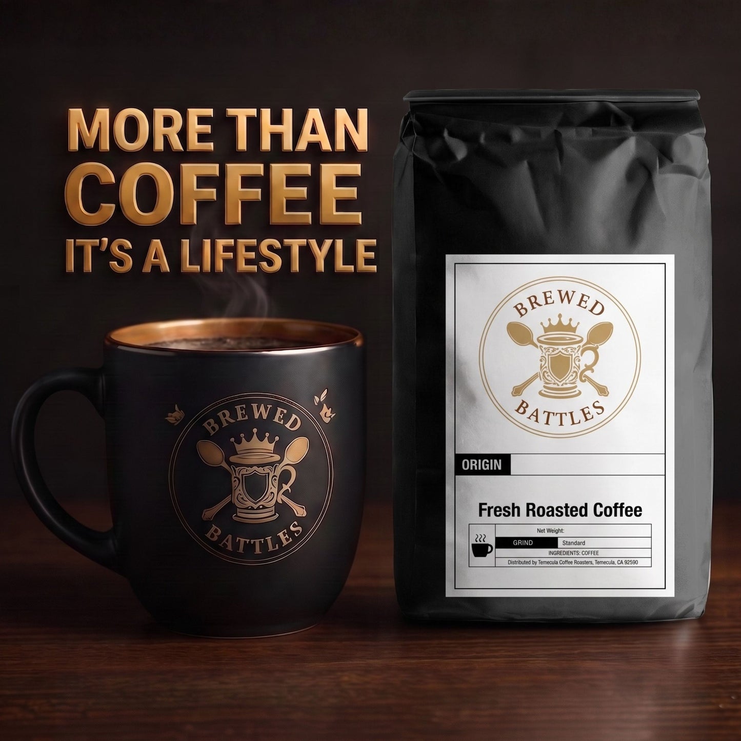 Holiday Blend Coffee | Festive Brazil, Peru & India Three-Origin Blend | Warm, Rich & Celebratory — Seasonal Gift Coffee | Brewed Battles Coffee