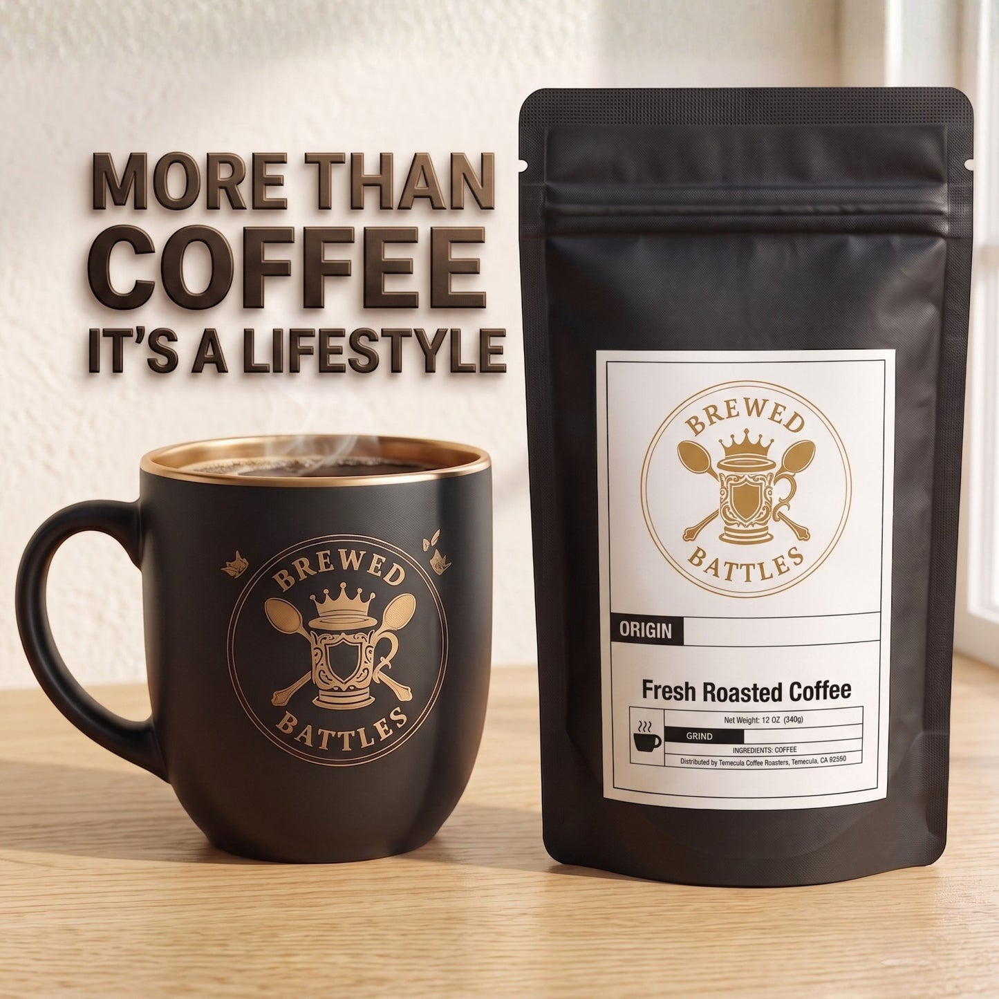 House Blend Coffee | Medium Roast Central & South America | Smooth, Nutty & Sweet Chocolate | Perfectly Balanced Everyday Coffee — Brewed Battles Coffee