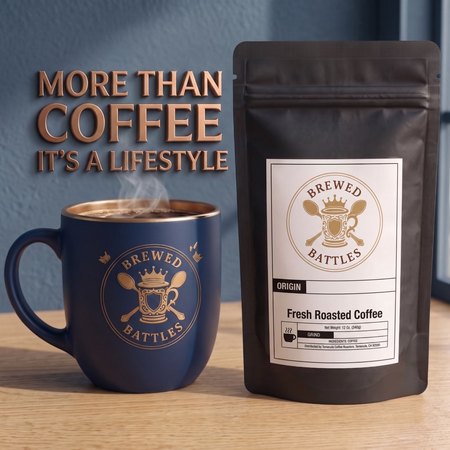 African Kahawa Blend | Medium Dark Roast Coffee | Complex African Single Origin Blend | Toffee, Caramel, Dark Chocolate, Green Apples, Red fruits, Cherries, Raisin & Black Currant — Brewed Battles Coffee