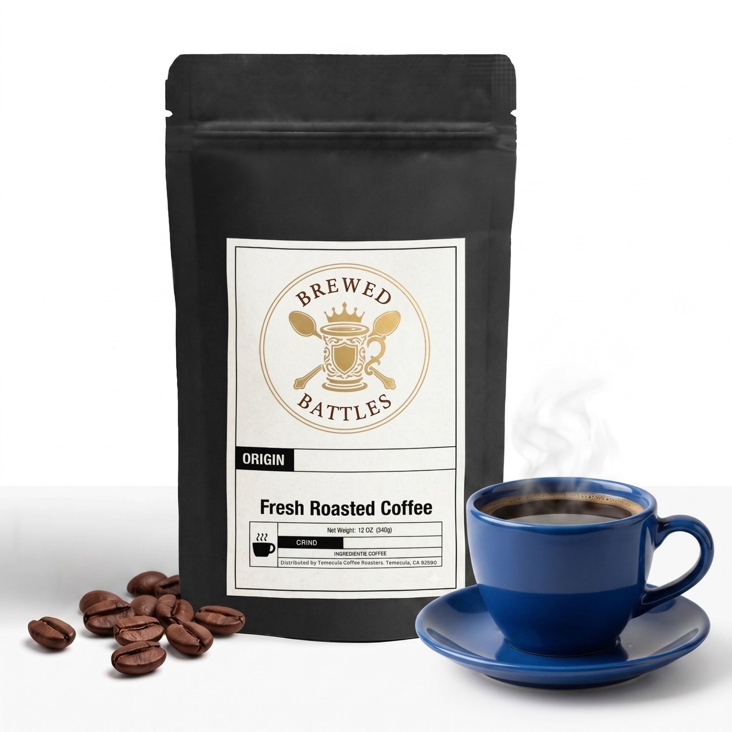 Asian Plateau Blend | Medium Roast Southeast Asian Coffee | Heavy Body, Herbal & Aromatic | Full Sun Grown Washed Process — Brewed Battles Coffee