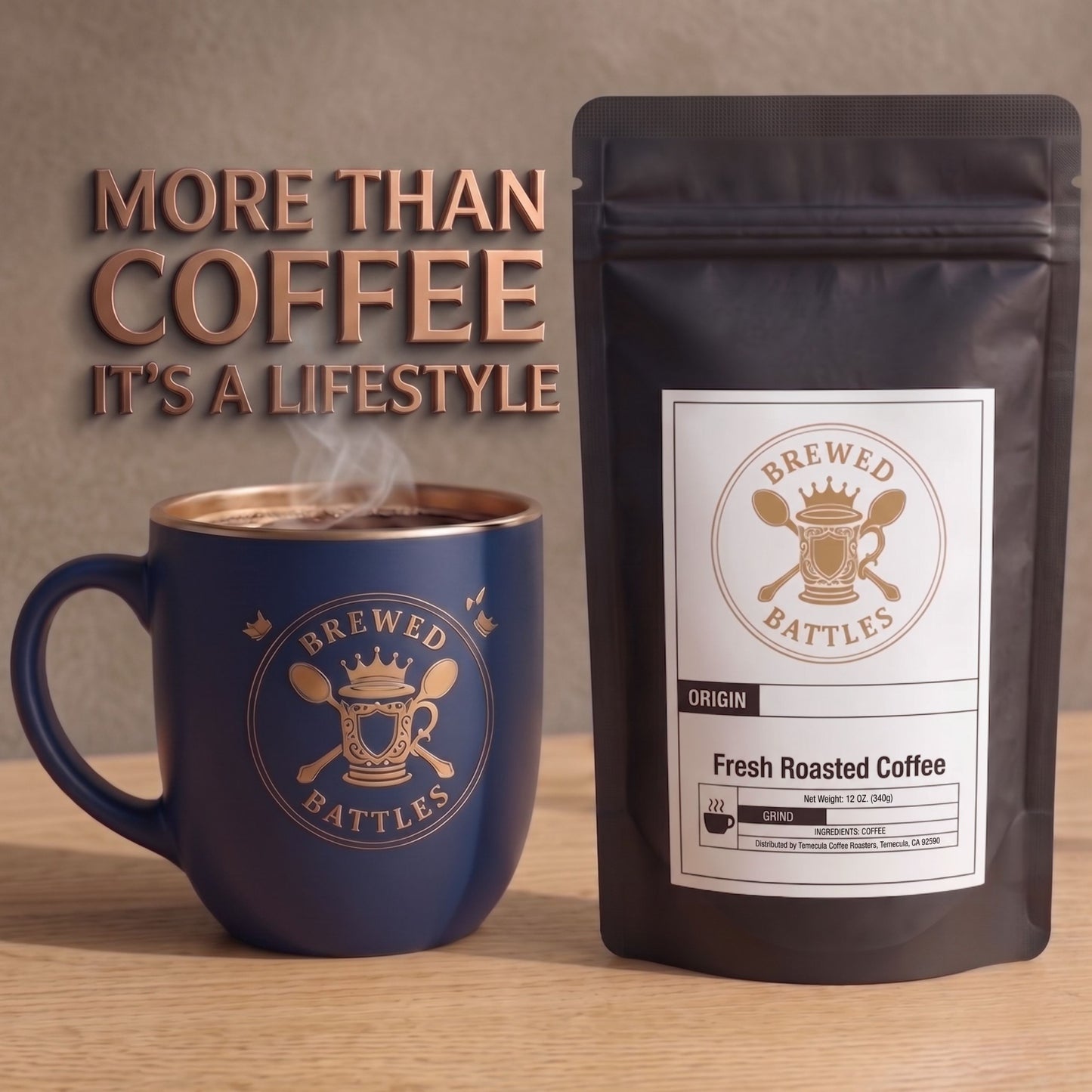 Asian Plateau Blend | Medium Roast Southeast Asian Coffee | Heavy Body, Herbal & Aromatic | Full Sun Grown Washed Process — Brewed Battles Coffee