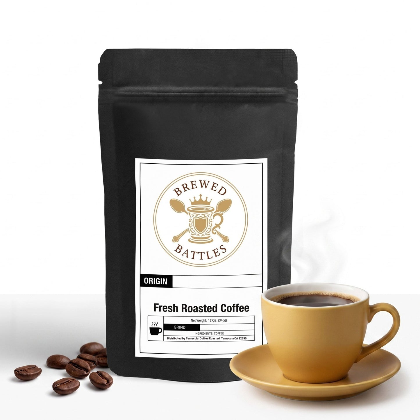 Latin American Blend | Medium Dark Roast Coffee | Shade Grown Rainforest | Nutty, Fruity & Cocoa — Volcanic Soil Central & South America | Brewed Battles