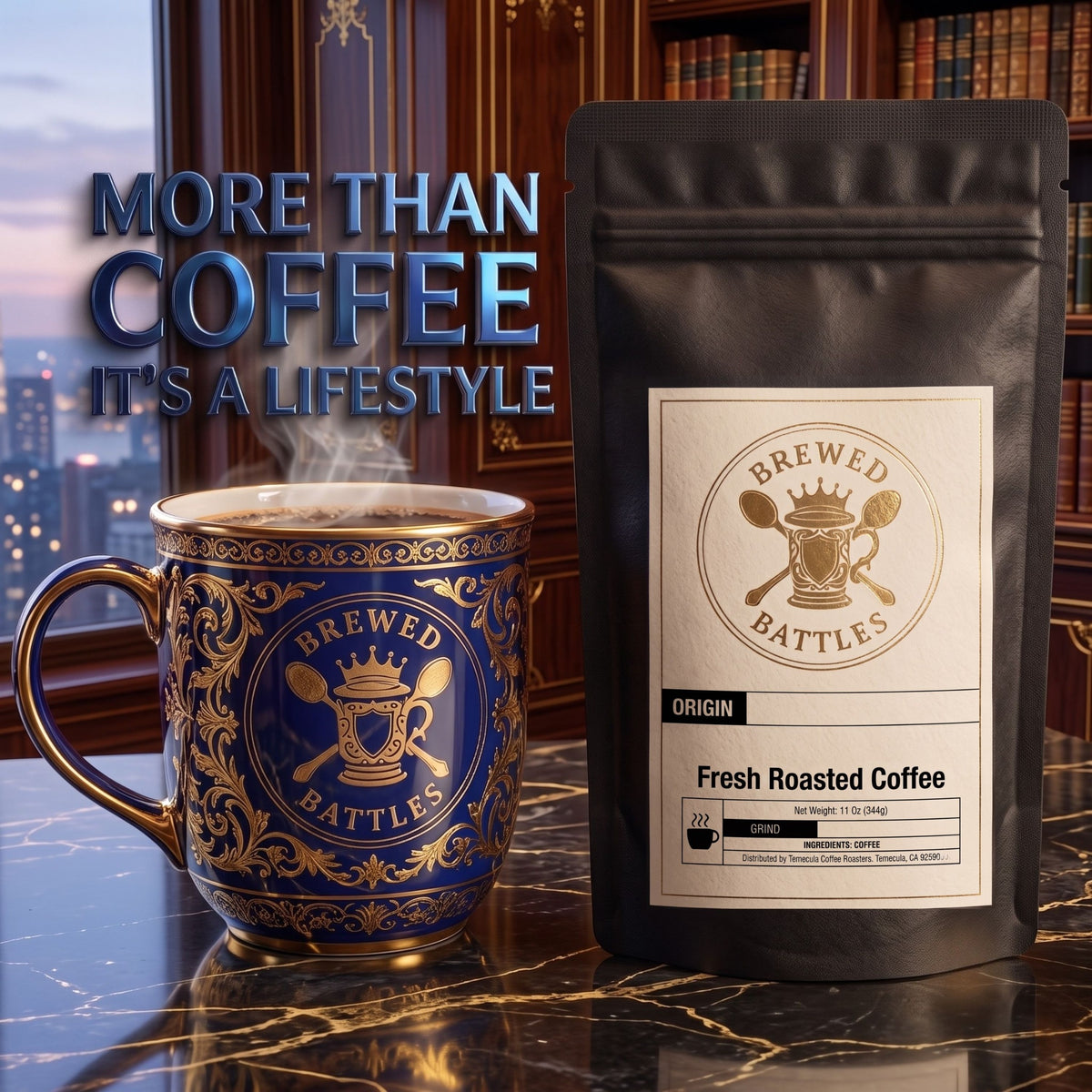 Latin American Blend | Medium Dark Roast Coffee | Shade Grown Rainforest | Nutty, Fruity & Cocoa — Volcanic Soil Central & South America | Brewed Battles
