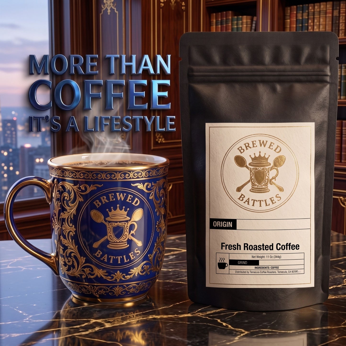 Latin American Blend | Medium Dark Roast Coffee | Shade Grown Rainforest | Nutty, Fruity & Cocoa — Volcanic Soil Central & South America | Brewed Battles