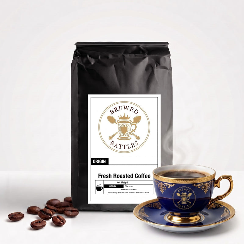 Breakfast Blend Coffee | Medium Roast with Extra Caffeine Robusta Boost | Smooth, Bright & Energizing Morning Coffee — Brewed Battles Breakfast Blend