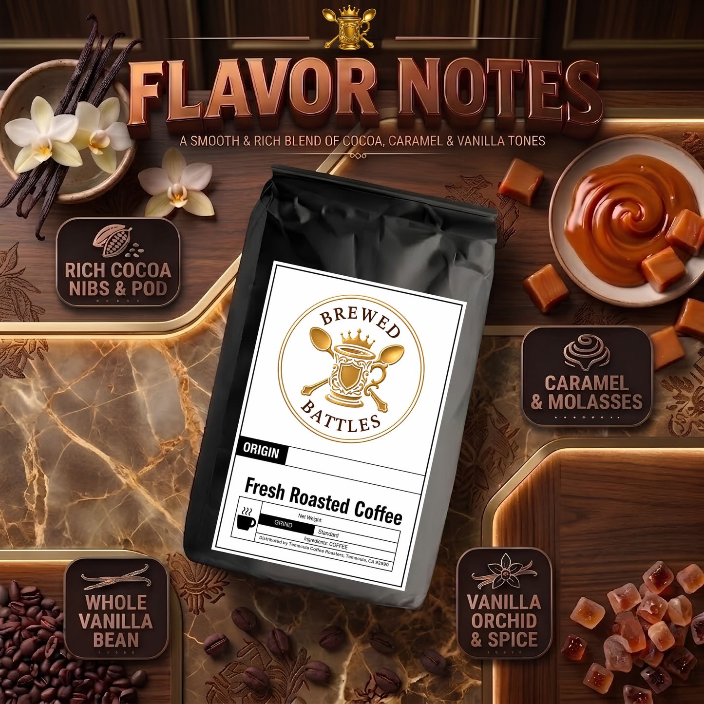 Breakfast Blend Coffee | Medium Roast with Extra Caffeine Robusta Boost | Smooth, Bright & Energizing Morning Coffee — Brewed Battles Breakfast Blend