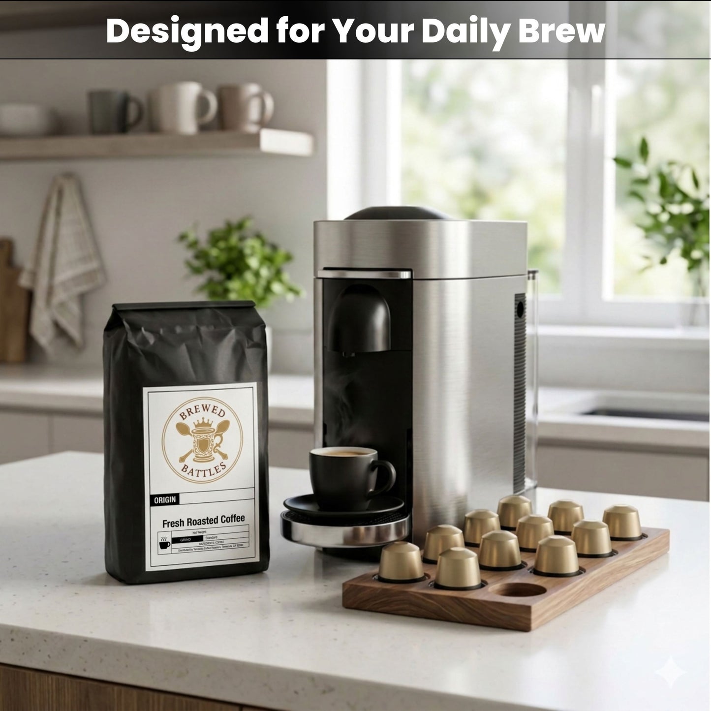 Peru Medium Roast Coffee Pods – Salted Caramel & Citrus Single Origin |  Brewed Battles Fresh Roasted Coffee | Norandino Caturra Bourbon Specialty  Grade | Piura Amazonas | Compatible Coffee Capsules