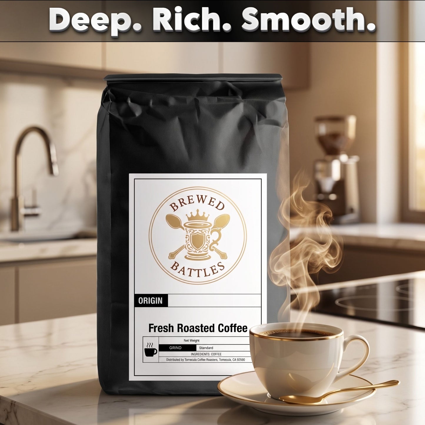 Bali Blue Coffee – Med-Dark Roast | Dark Chocolate, Molasses & Brown Sugar | Kintamani, Indonesia