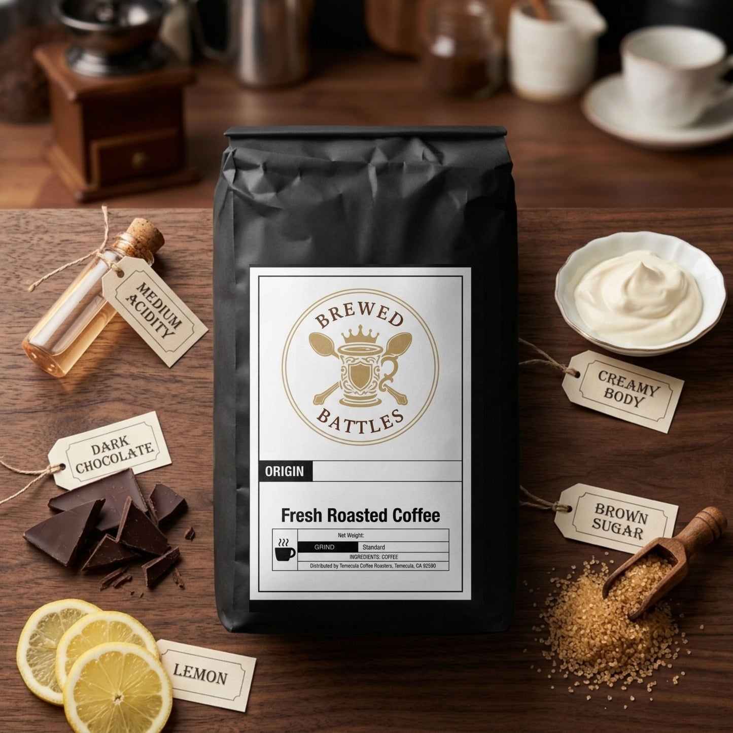 Mexico Single Origin Coffee | Chiapas Medium Roast | Fresh Roasted | Lemon Brown Sugar Dark Chocolate | Washed Process | Arabica | Ground & Whole Bean