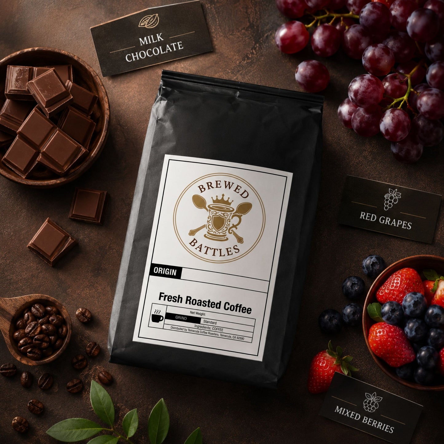 Bali Blue Coffee – Med-Dark Roast | Dark Chocolate, Molasses & Brown Sugar | Kintamani, Indonesia